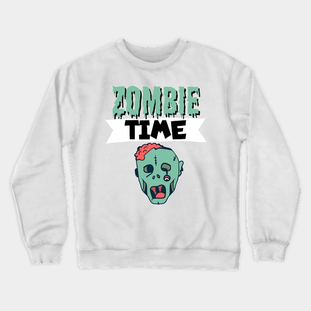 Zombie time Crewneck Sweatshirt by maxcode